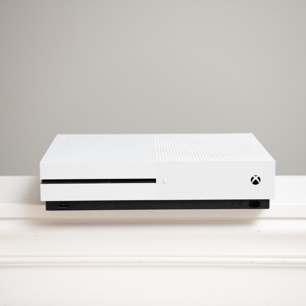 Microsoft Xbox One S Video Game Console Only 4K UHD Blu-ray Drive White WORKS